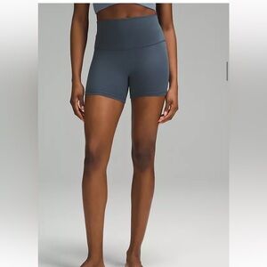 Like New Lululemon Align High-Rise Short 4” Size 4 in Iron Blue